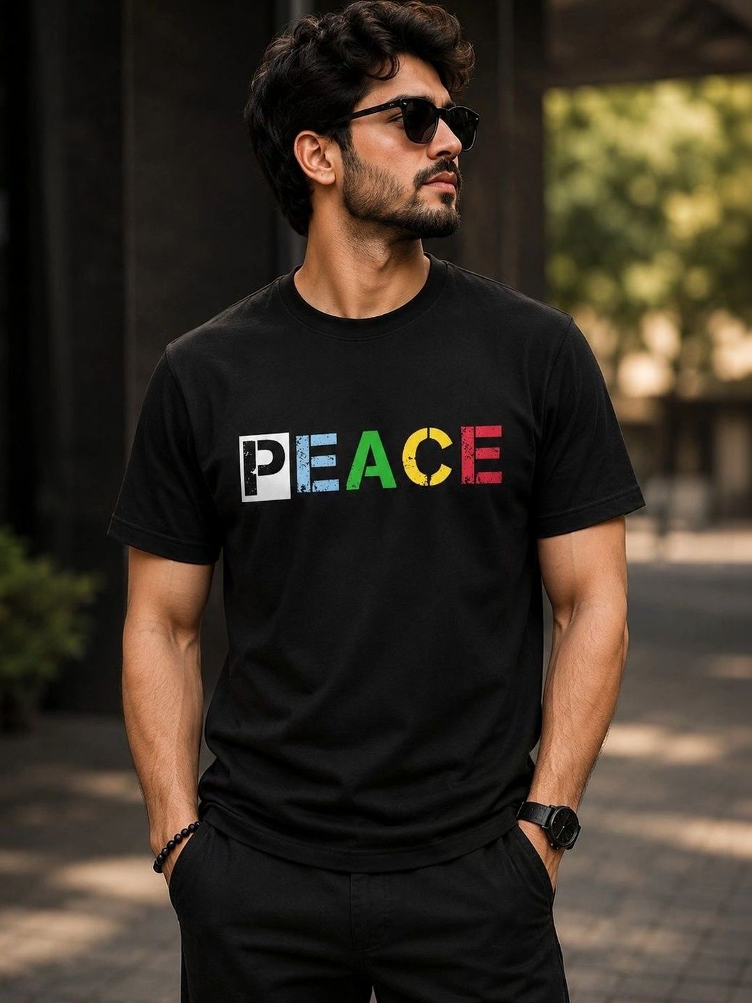 Limelight Clothing Men Typography Printed T-shirt
