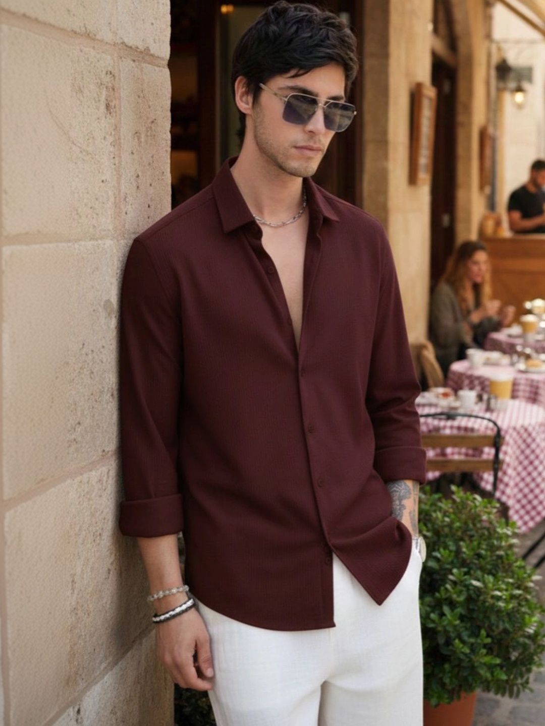 Ravyaah hub Men Casual Shirt