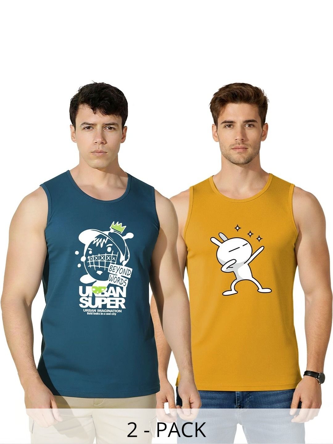 SLOWLORIS Men 2 Printed T-shirt