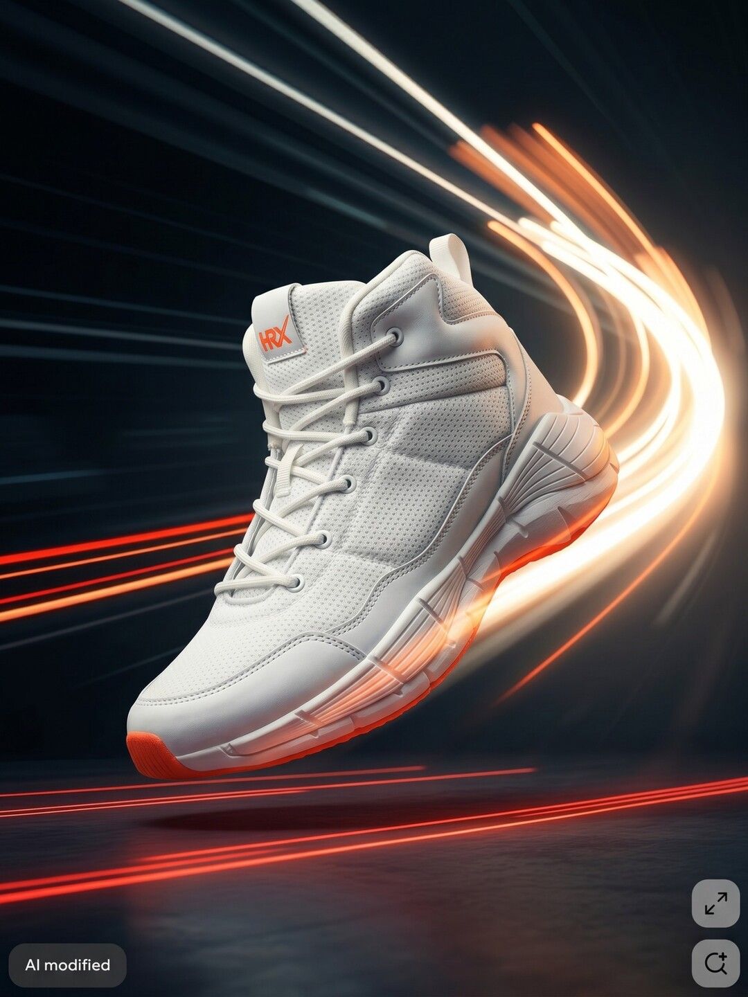 HRX by Hrithik Roshan Men Mesh Basketball Non-Marking Lace-Ups Shoes