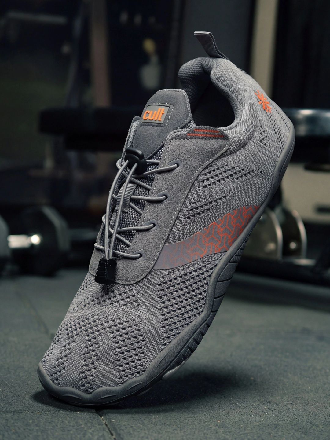 CULT Men KnitFit Barefoot Training Shoes - D. Grey