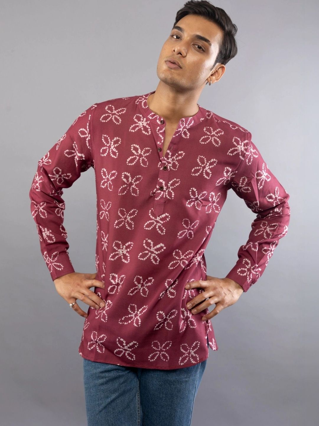 Vallengud Men Ethnic Motifs Printed Slim Fit Kurta