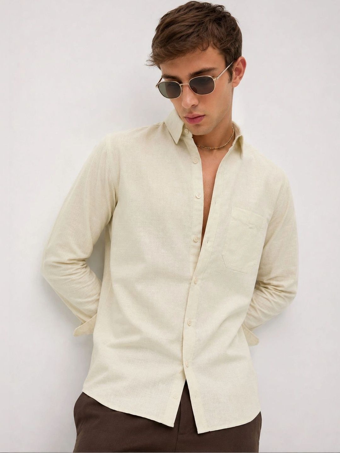 HERE&NOW Men Standard Casual Shirt