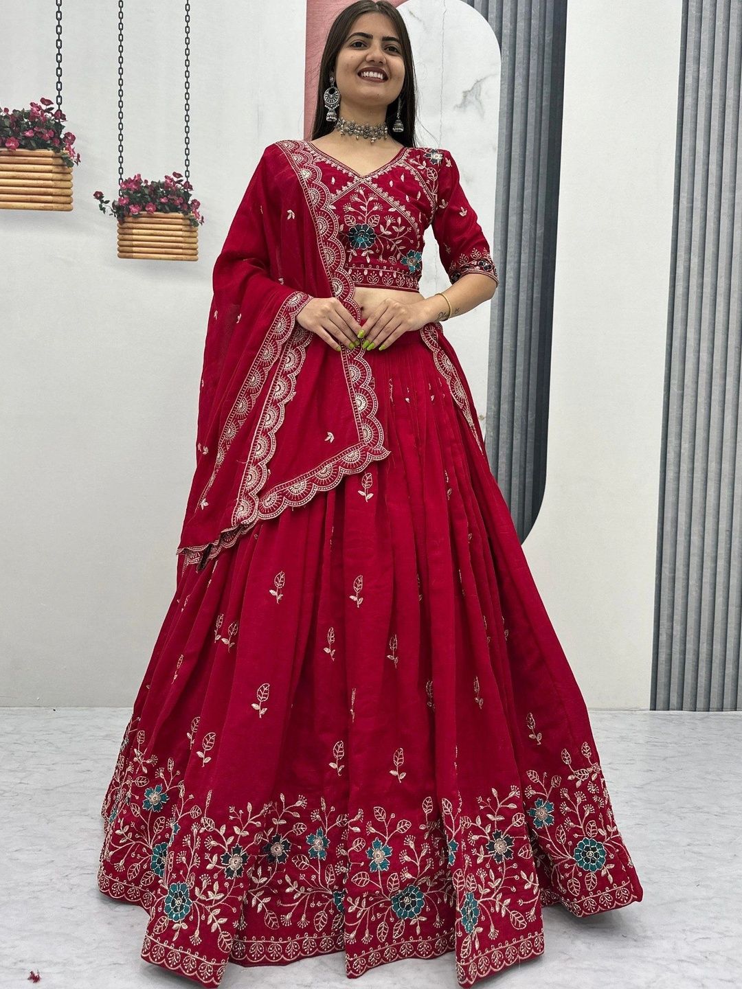 Gk Trendz Womens Lehenga choli