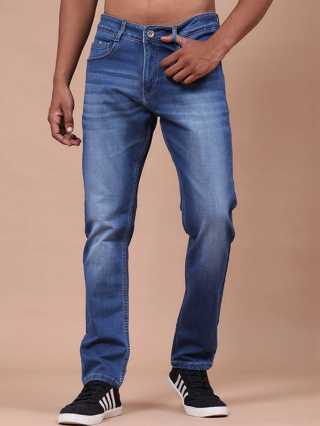 V-Mart Men Regular Fit Mid-Rise Jeans