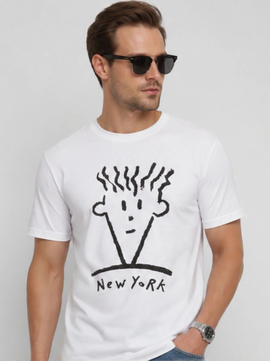 YAK YAK Men Printed T-shirt