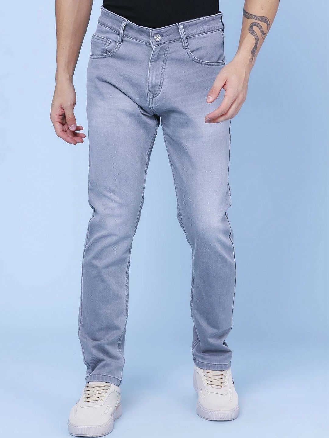 V-Mart Men Regular Fit Mid-Rise Jeans