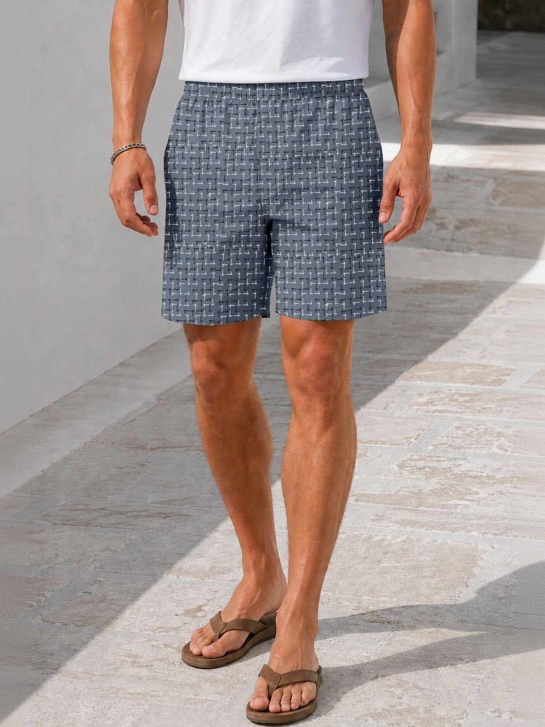 FTX Printed Cotton Mid-Rise Boxers
