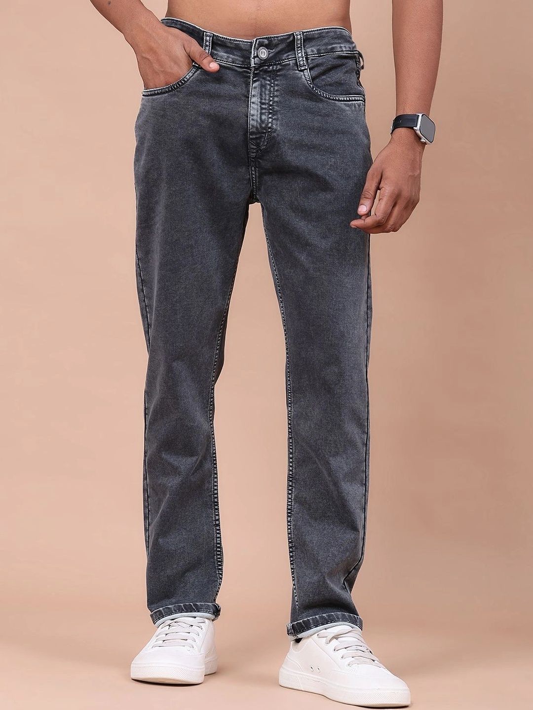 V-Mart Men Slim Fit Mid-Rise Jeans