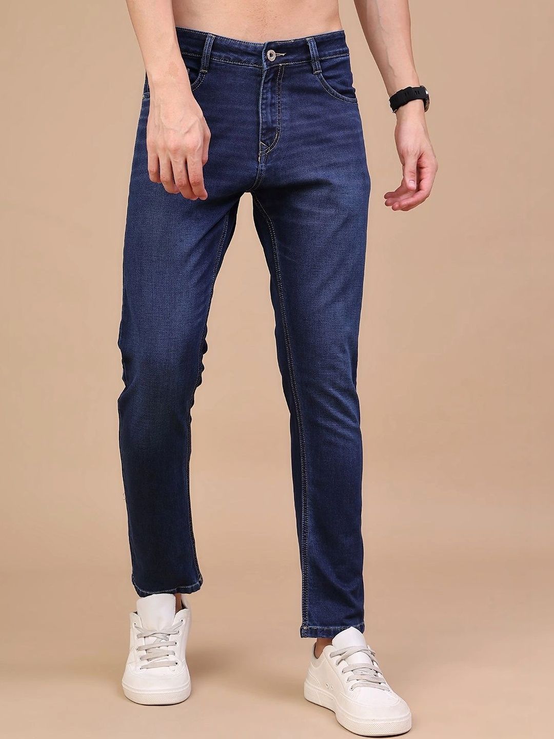 V-Mart Men Regular Fit Mid-Rise Jeans