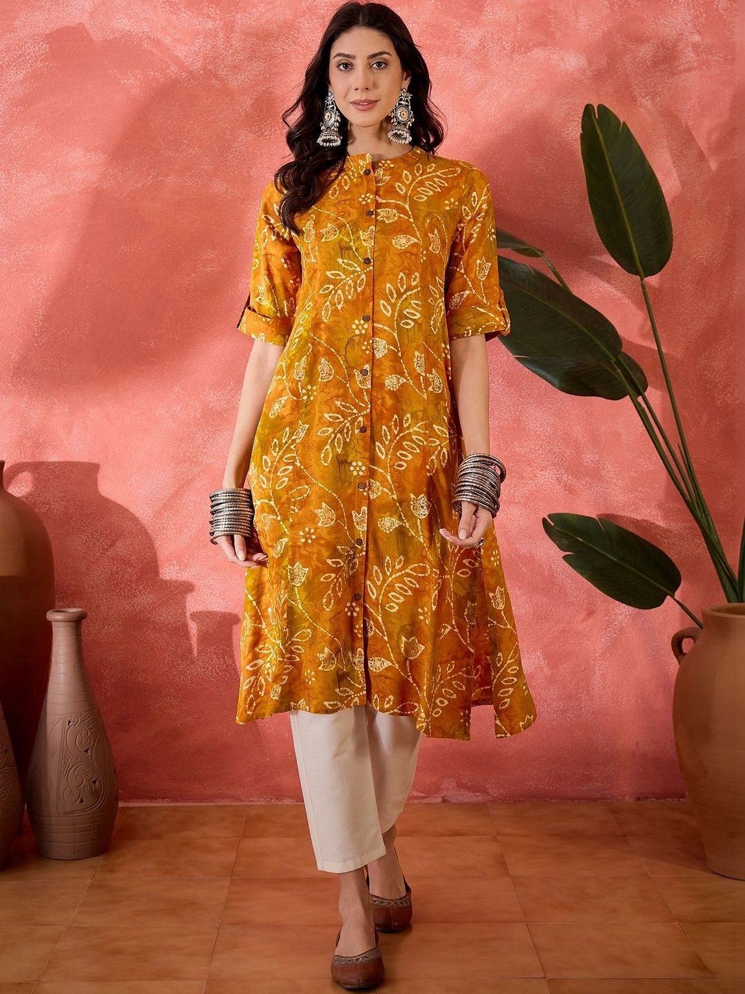 Sangria Women Ethnic Motifs Printed Indie Prints Kurta