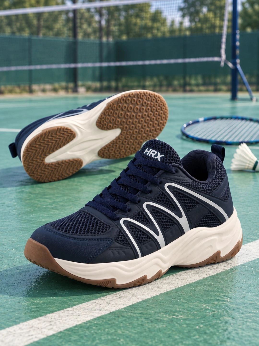 HRX by Hrithik Roshan Men Mesh Non-Marking Shoes