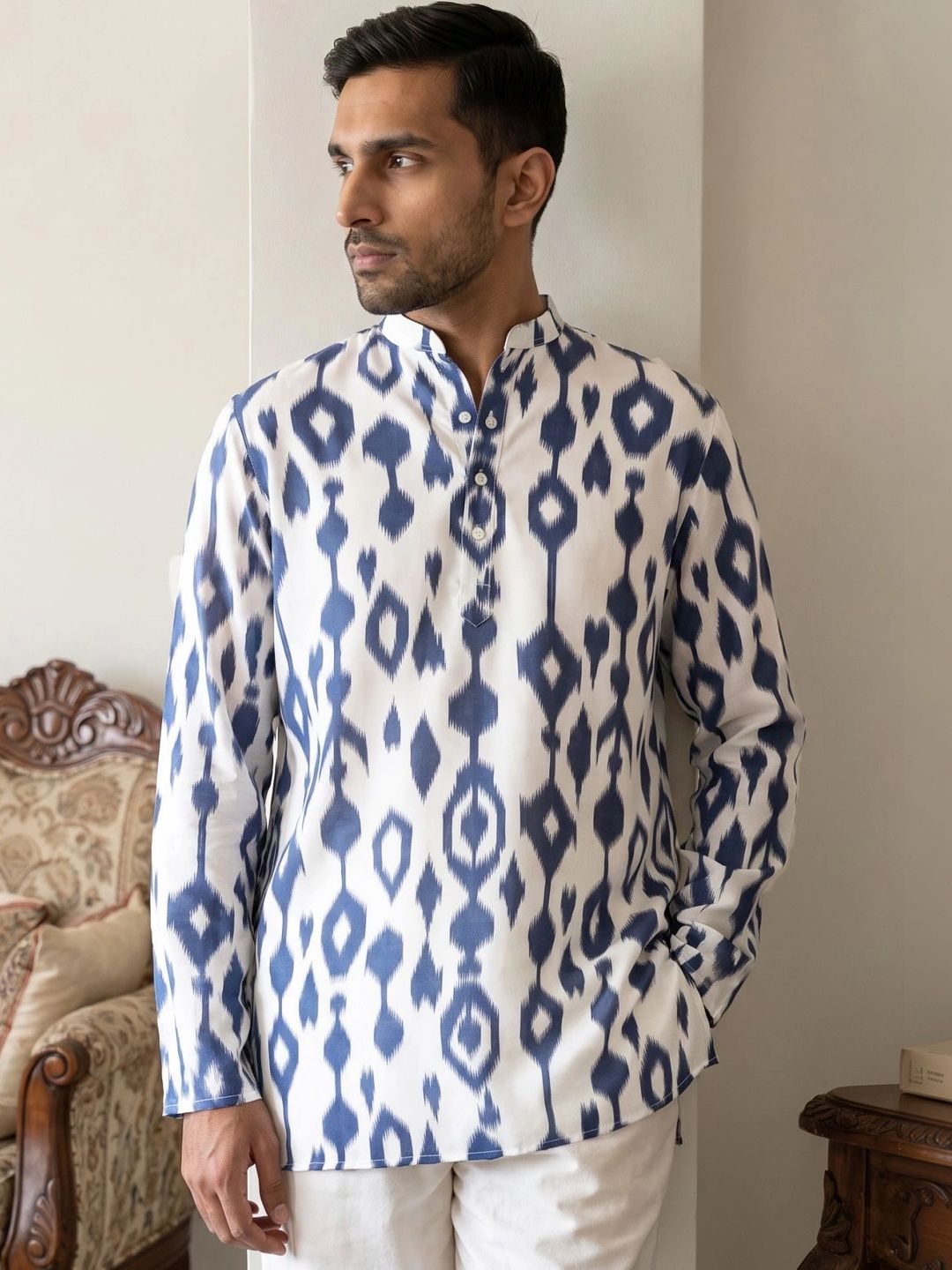 Jompers Men Printed Kurta