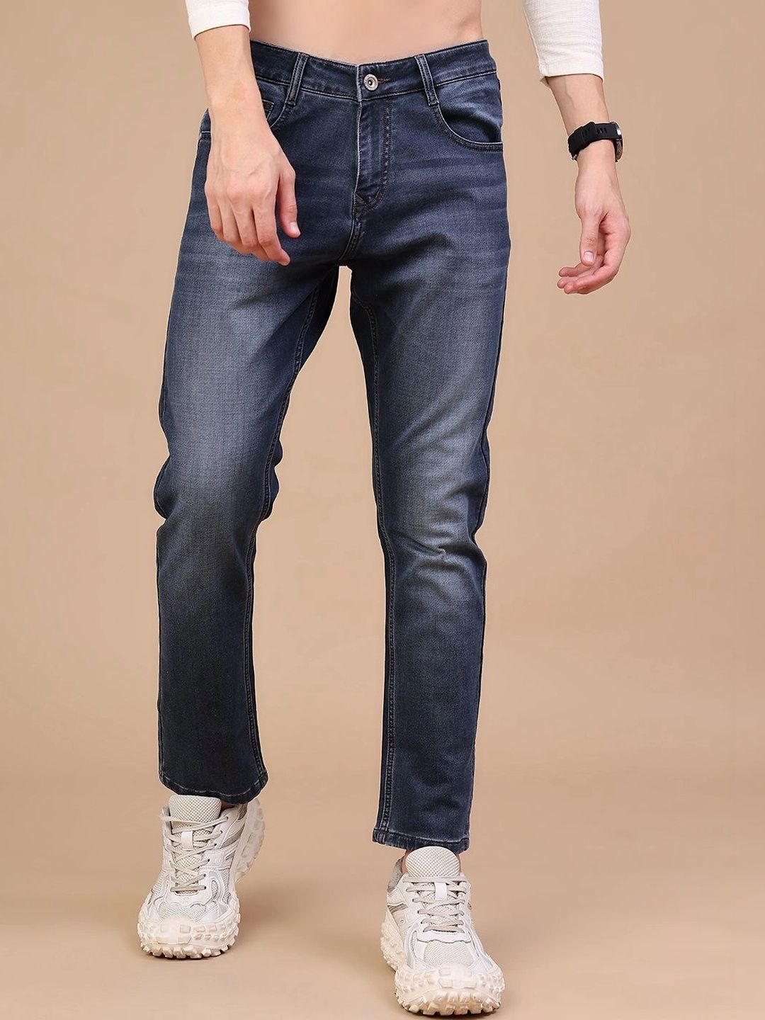 V-Mart Men Regular Fit Mid-Rise Jeans