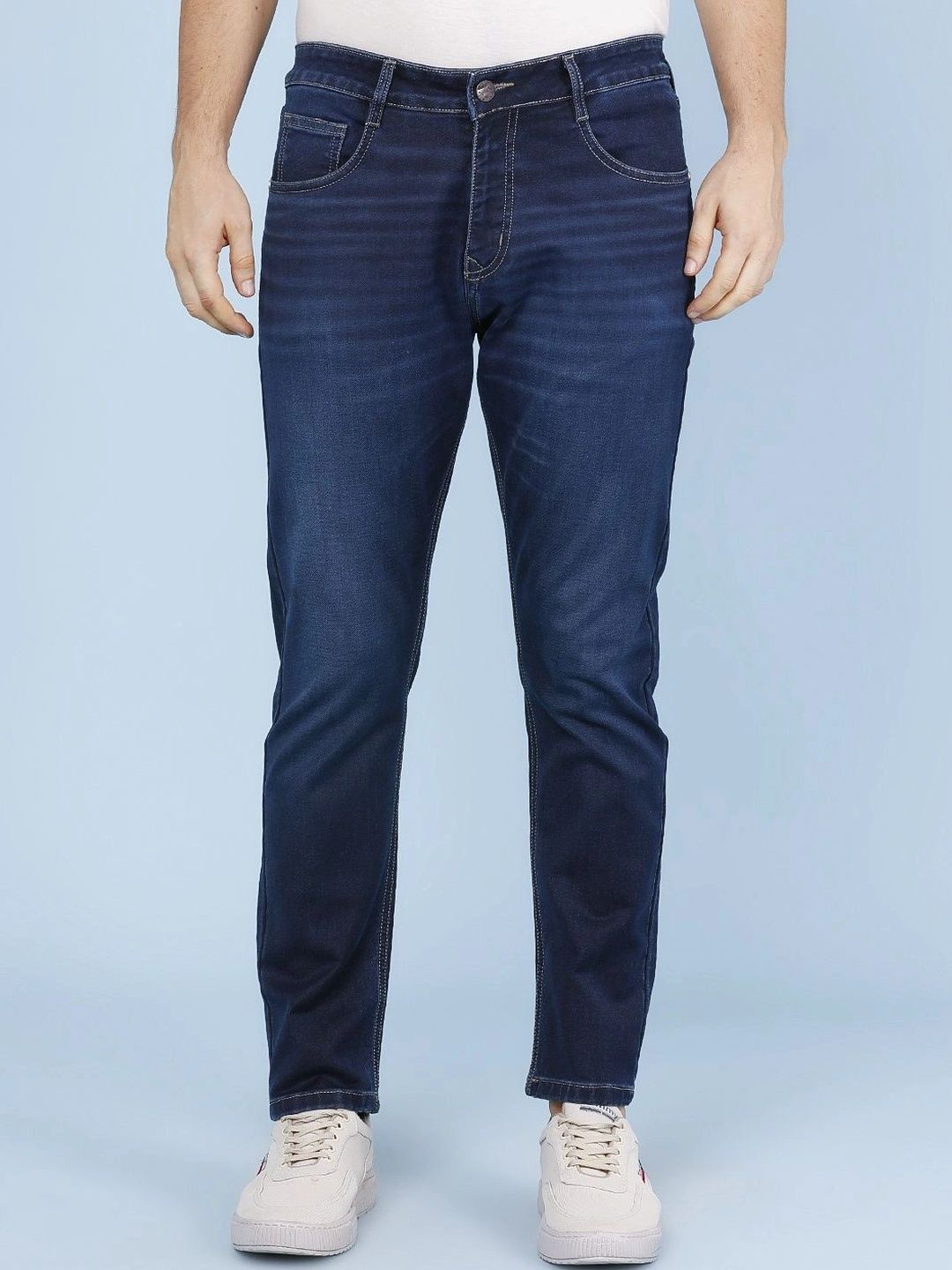 V-Mart Men Regular Fit Mid-Rise Jeans
