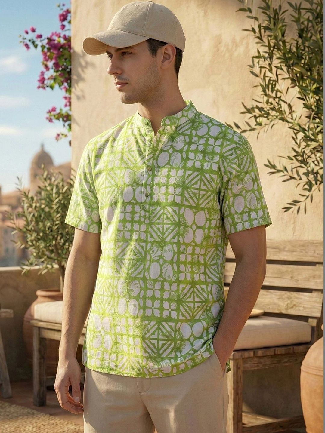 House of Pataudi Men Printed Kurta