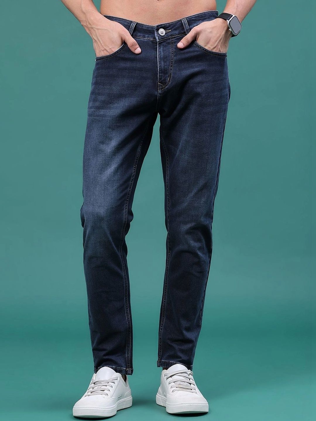 V-Mart Men Regular Fit Mid-Rise Jeans