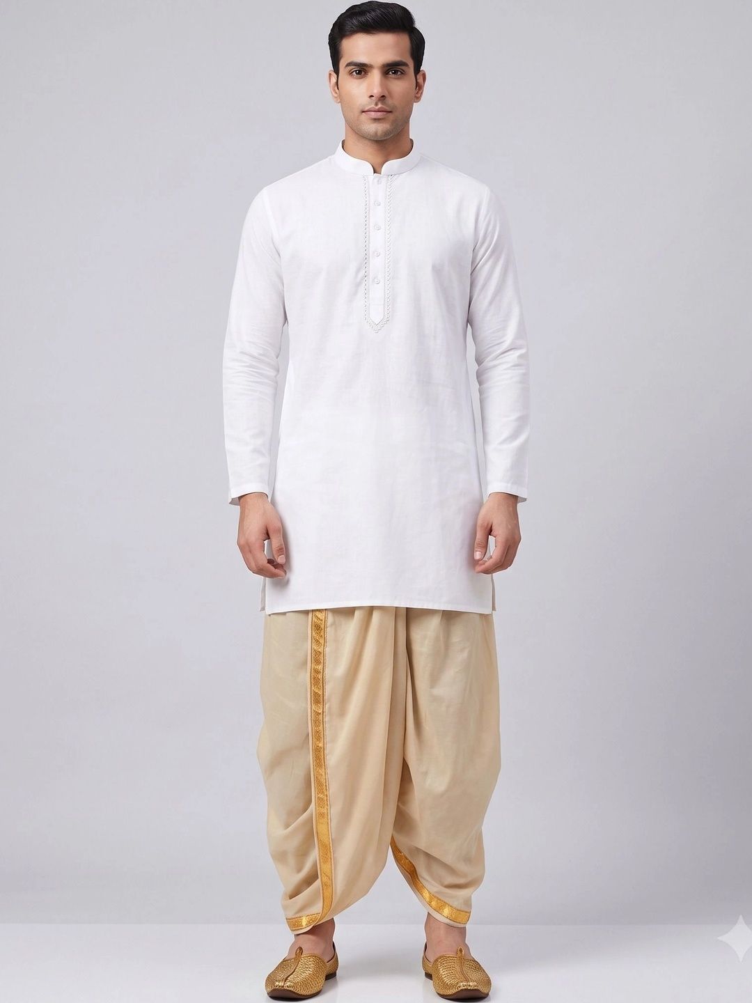 Banarasi Poshak Men Silk Dhoti Dhotis