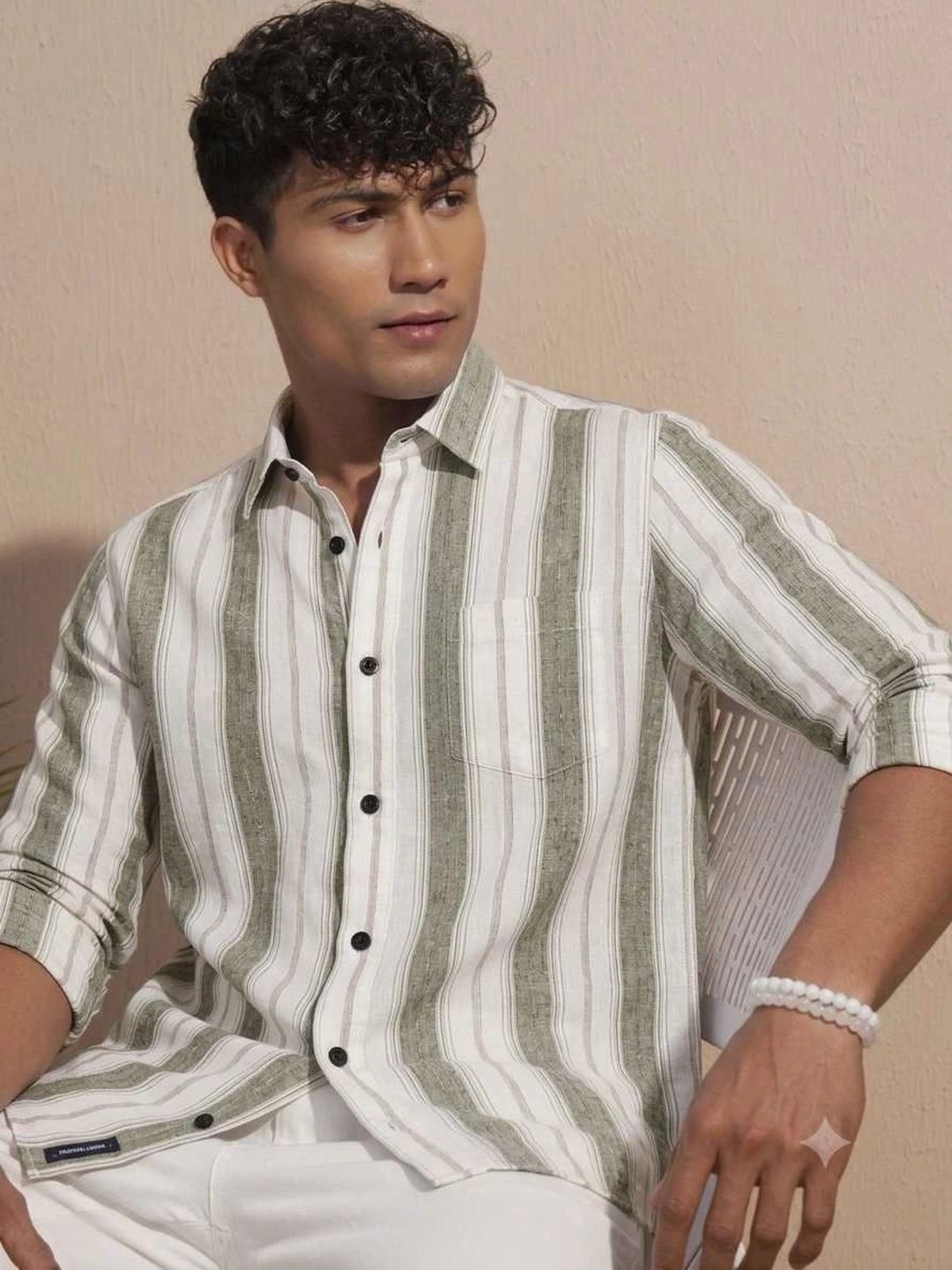 HEMS TRENDS Men Classic Striped Casual Shirt