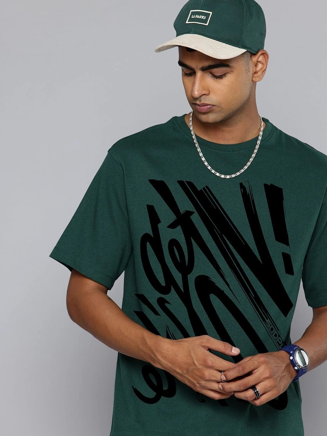 Moda Rapido Men Typography Printed T-shirt
