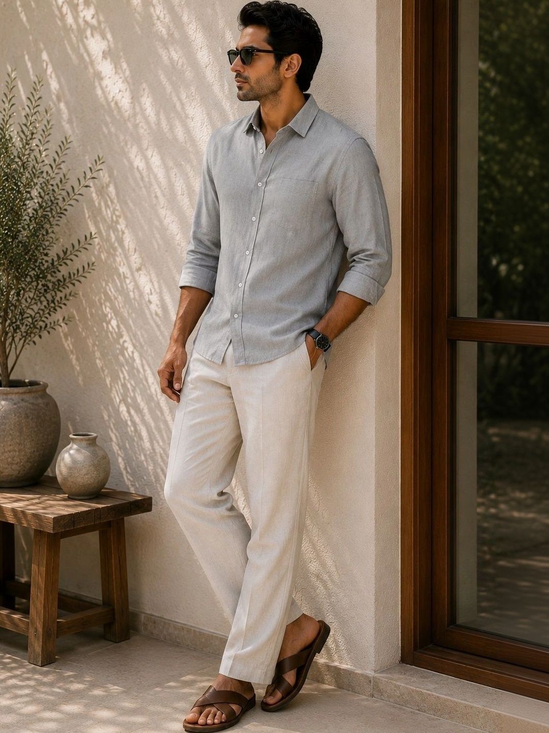 XENOR Men Slim Fit Casual Shirt