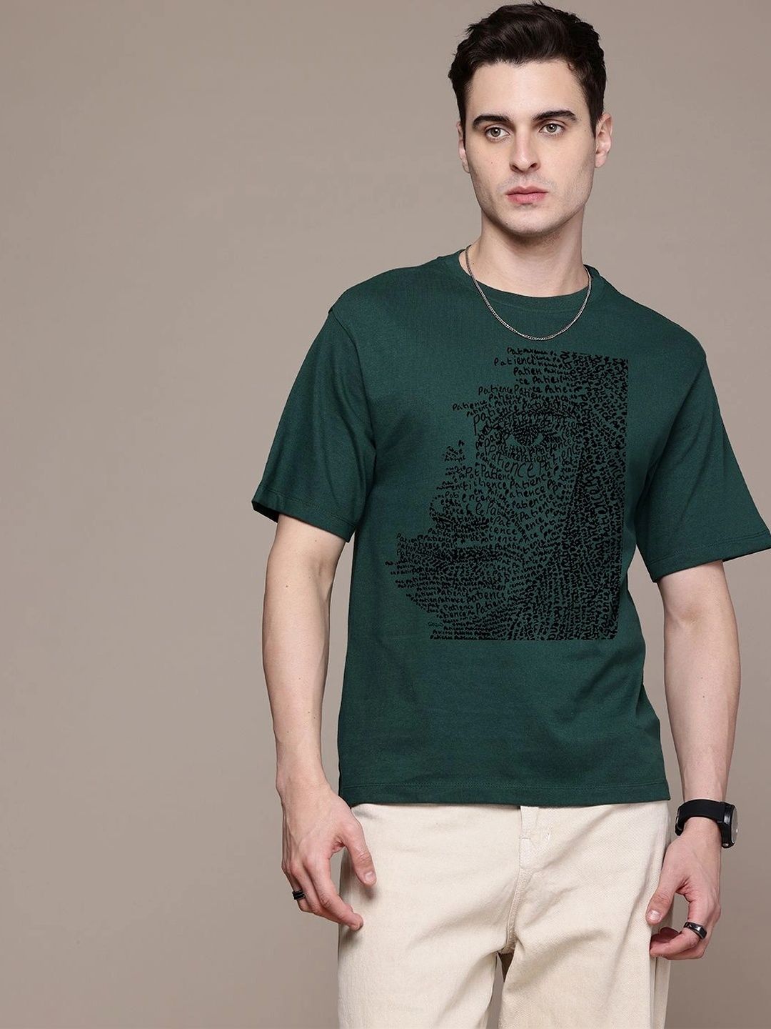 Moda Rapido Men Typography Printed T-shirt