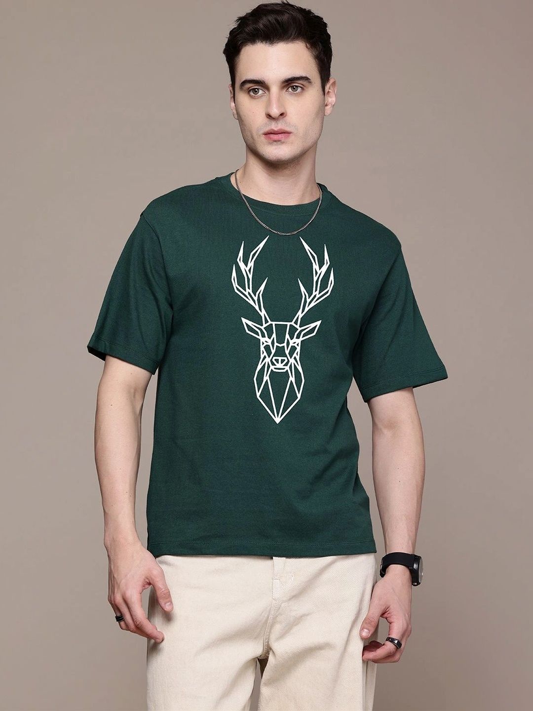 Moda Rapido Men Printed T-shirt