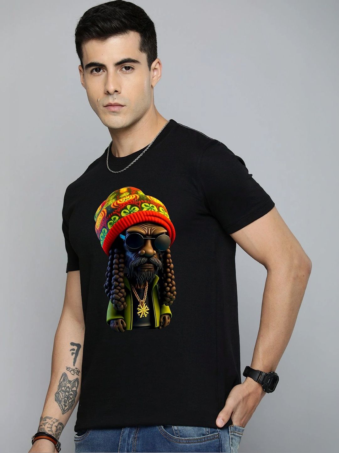 Moda Rapido Men Printed T-shirt