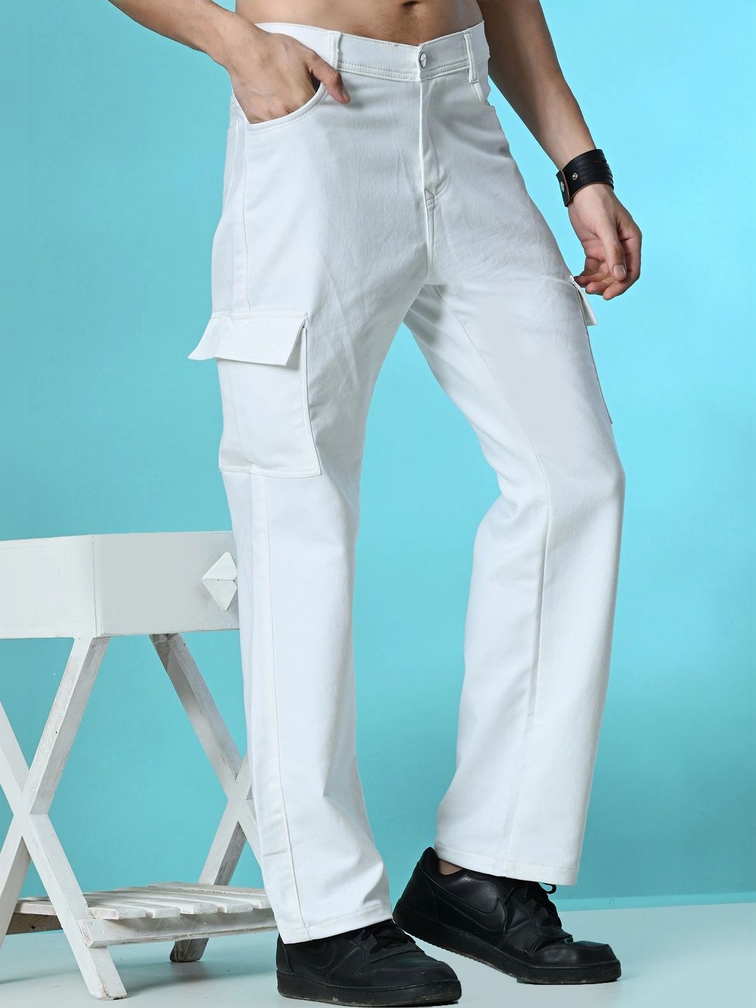 Metronaut Men Classic Regular Fit Mid-Rise Stretchable Jeans