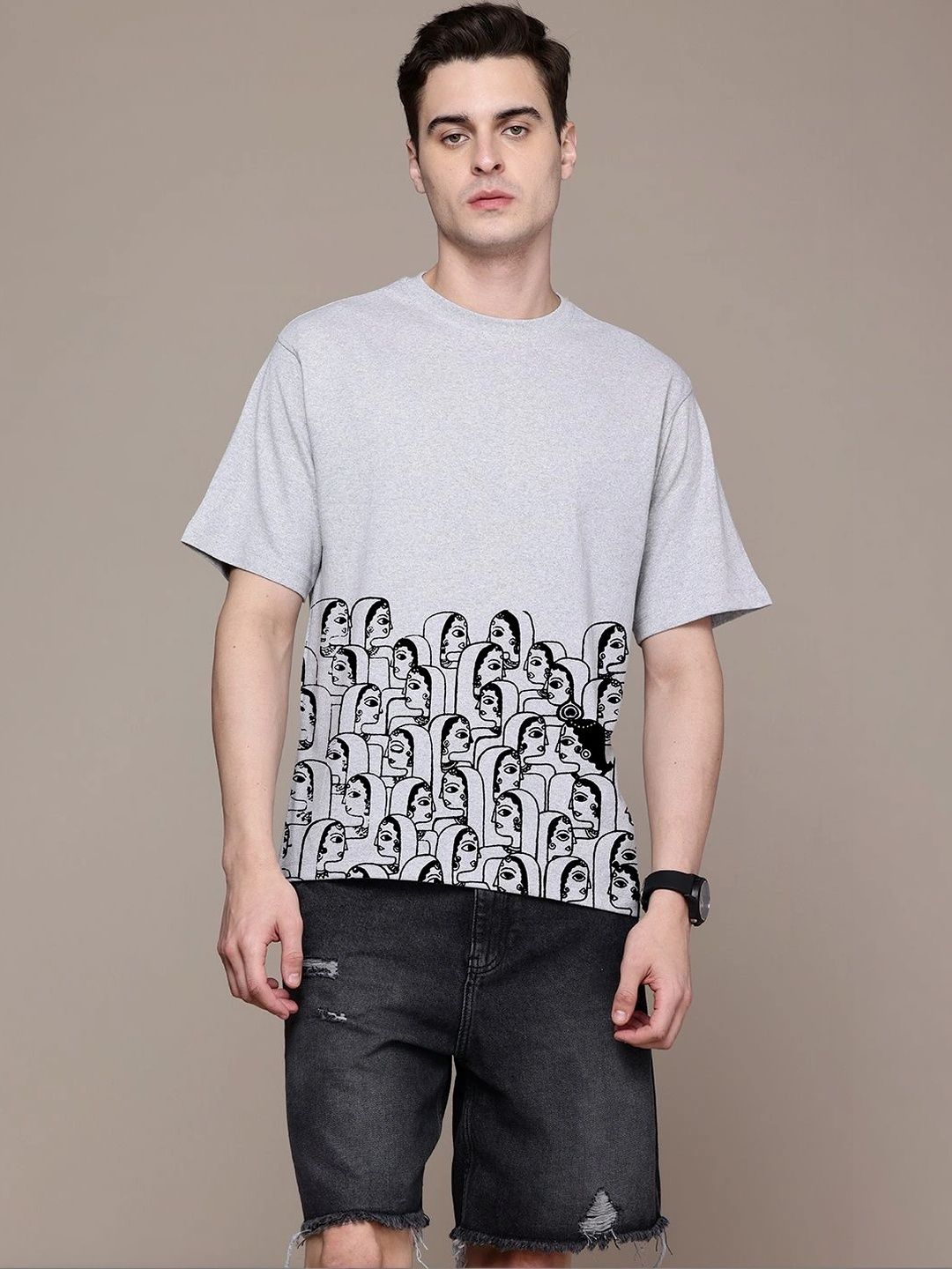 Moda Rapido Men Printed T-shirt
