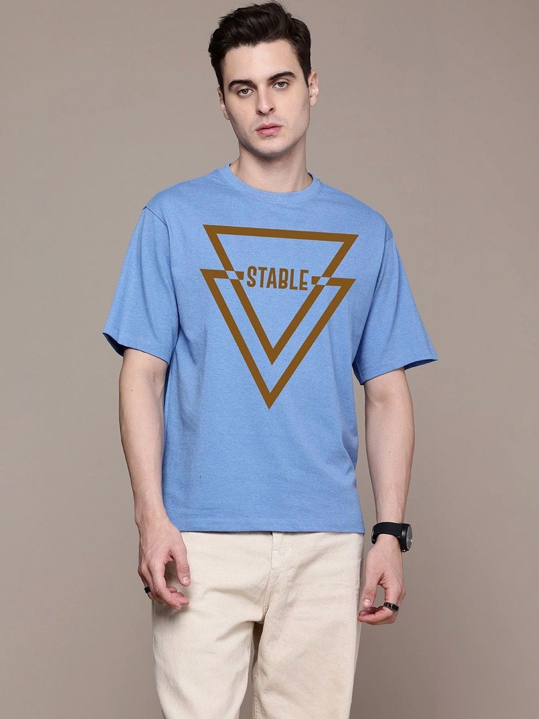 Moda Rapido Men Typography Printed T-shirt
