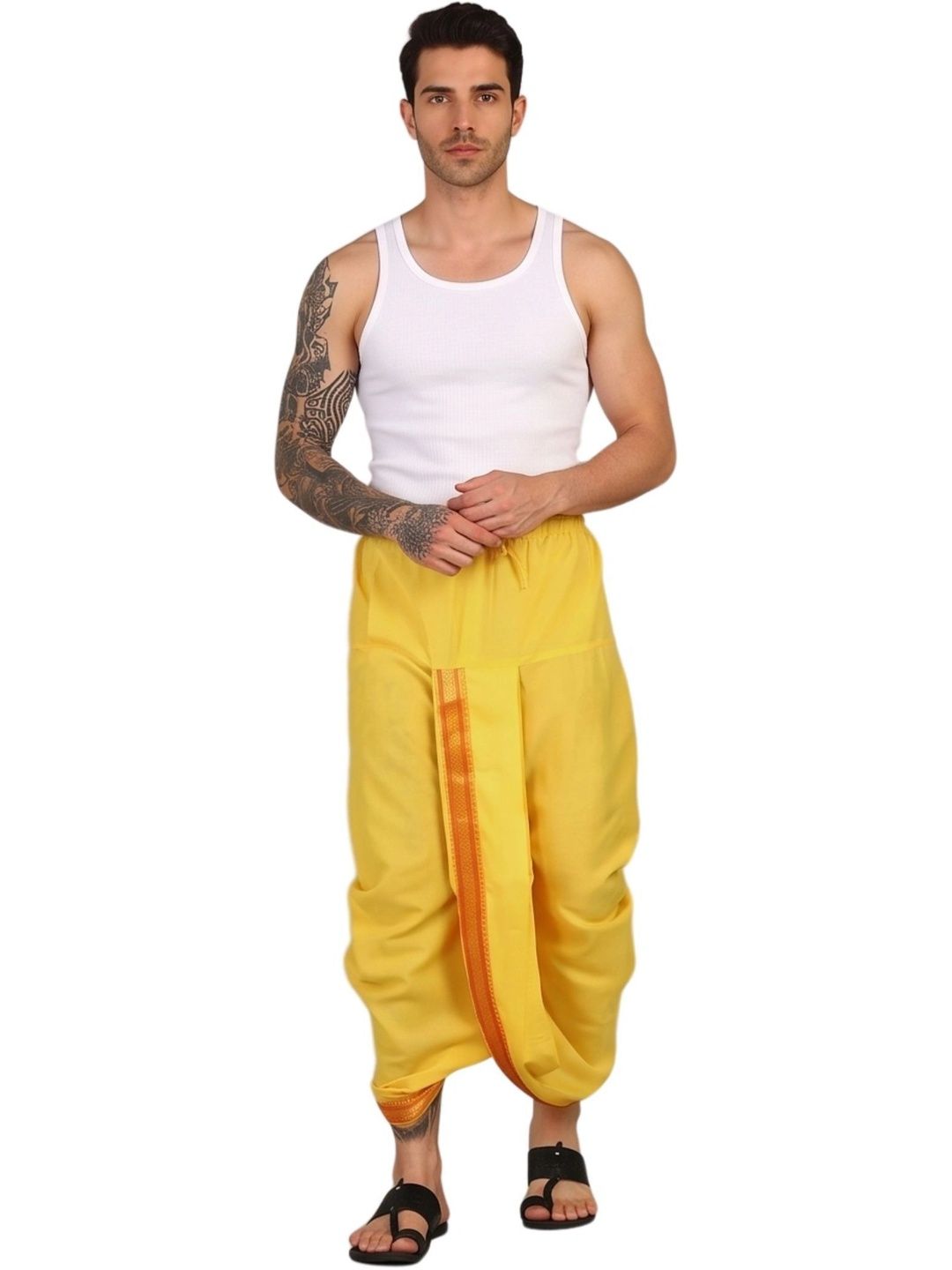 Banarasi Poshak Men Silk Dhoti Dhotis