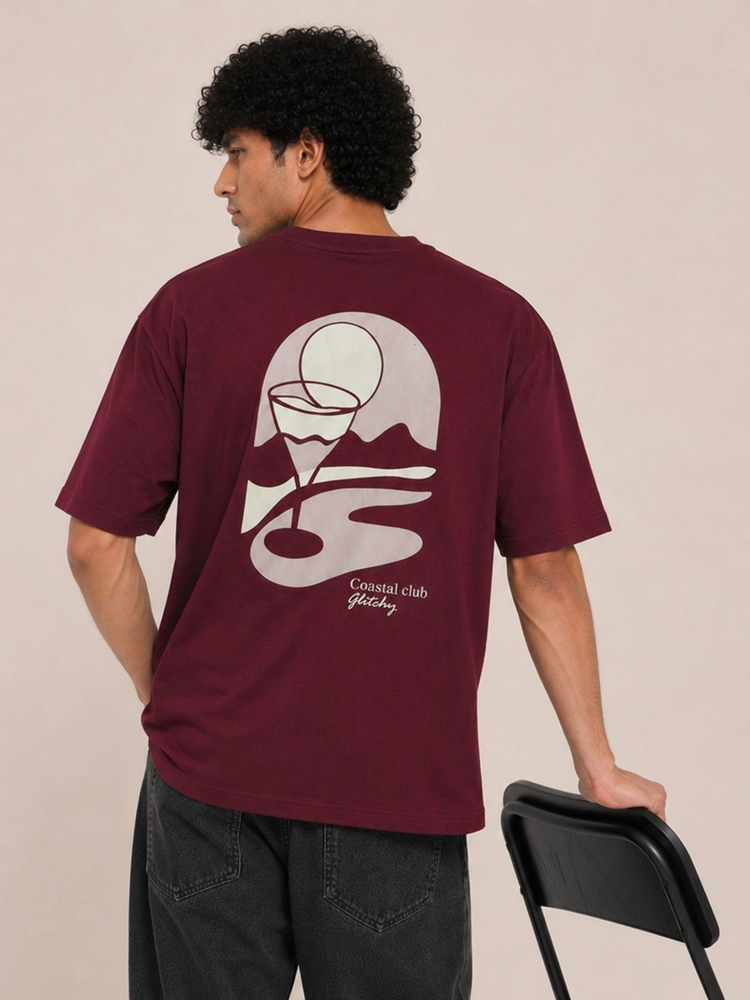 glitchez Men Printed T-shirt