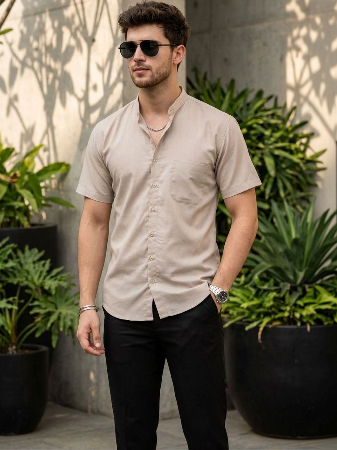 Dincharya Men Standard Casual Shirt