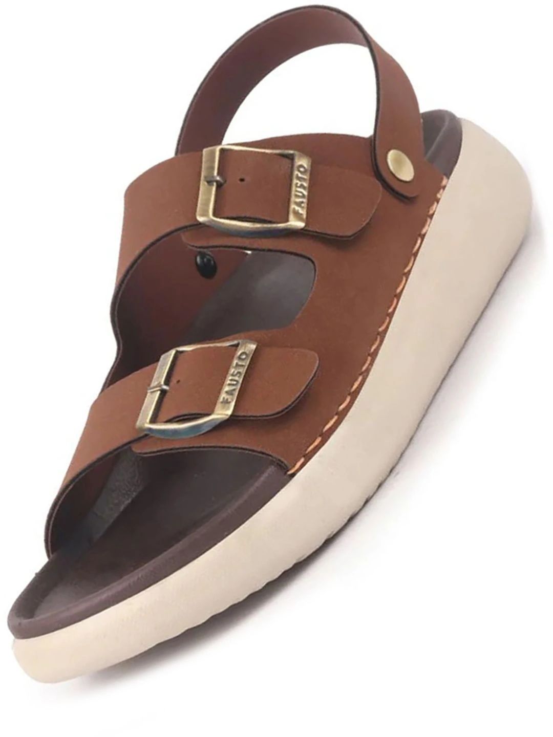 FAUSTO Men Open Toe Waterproof Comfort Sandals
