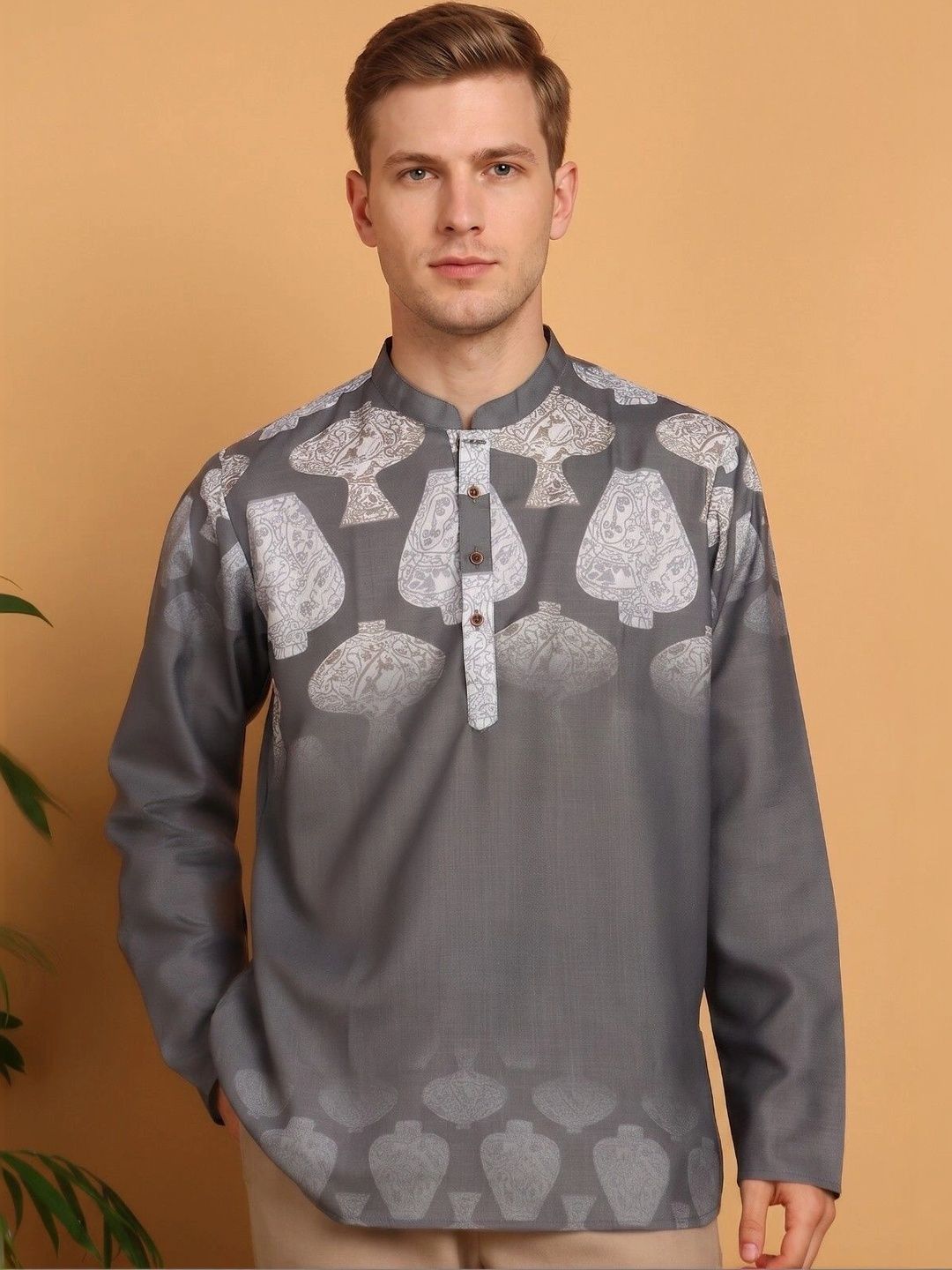 Anouk Men Ethnic Motifs Printed Kurta