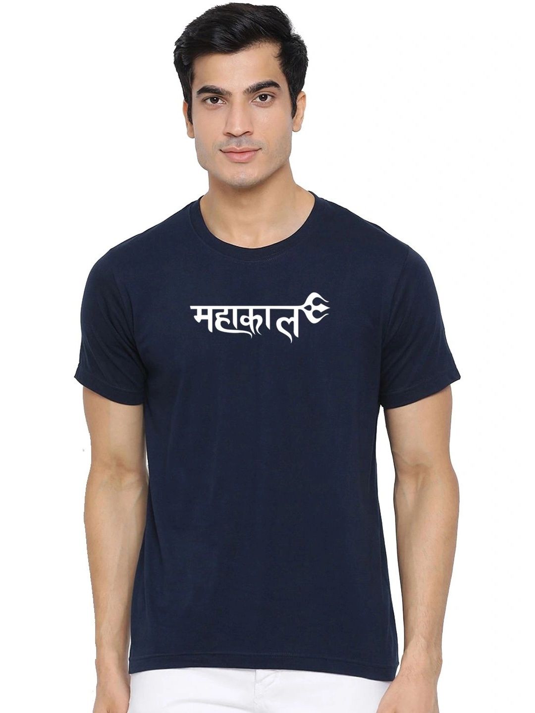 Moda Rapido X Organic Chics Men Typography Printed Bio Finish T-shirt
