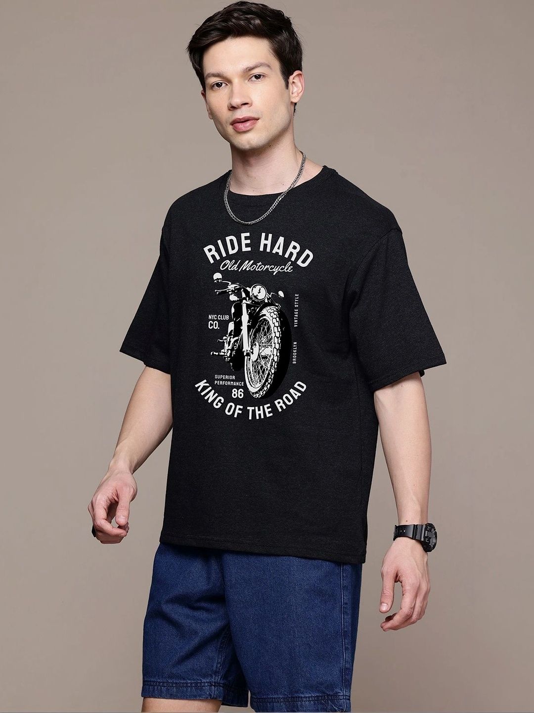 Moda Rapido Men Printed T-shirt