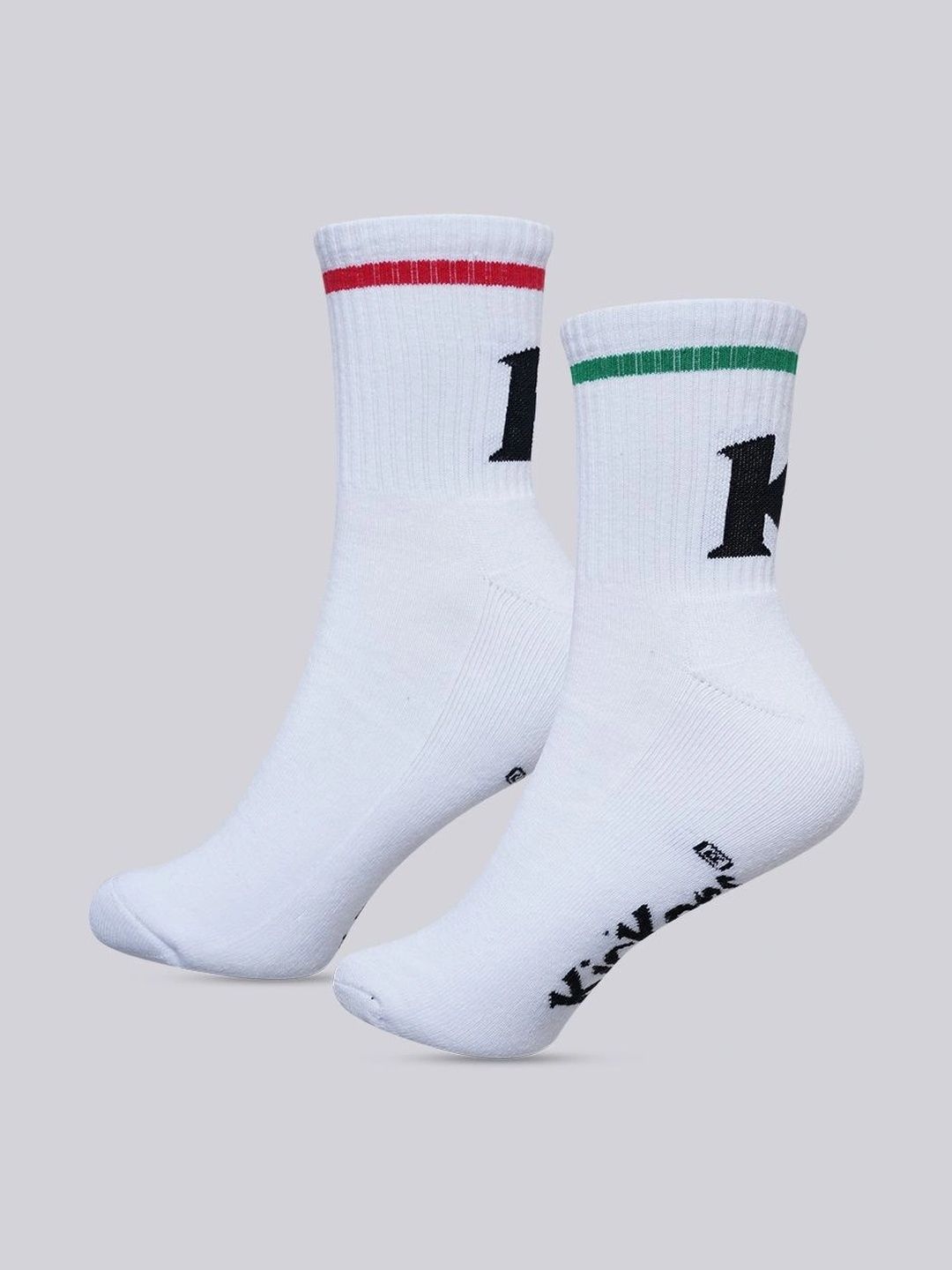 Kickers Men Microfiber Patterned Above Ankle Socks