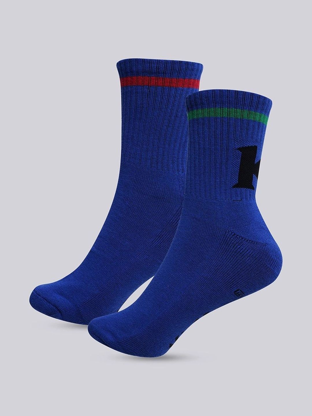 Kickers Men Microfiber Patterned Above Ankle Socks