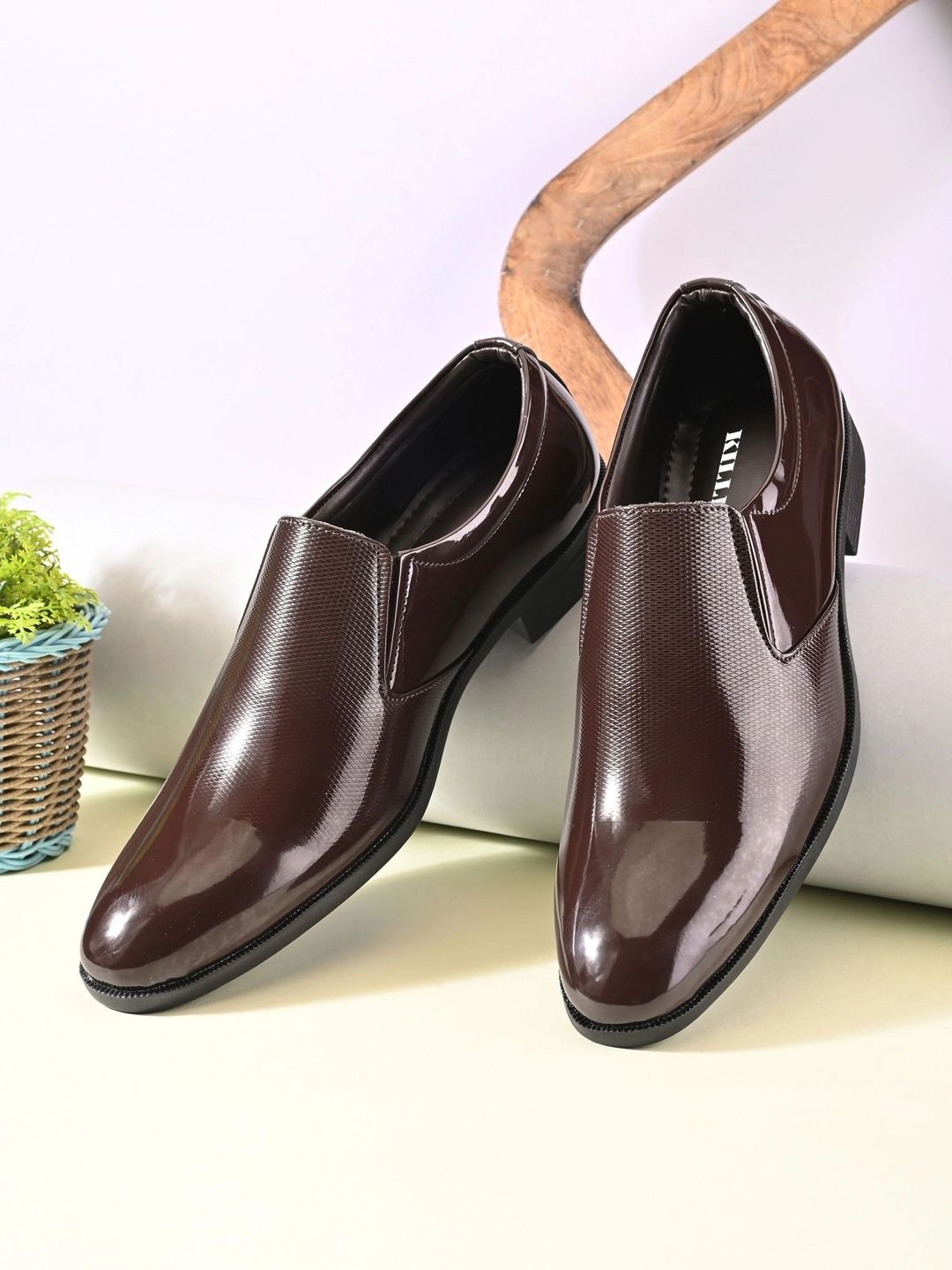 Killer Men Leather Formal Slip Ons