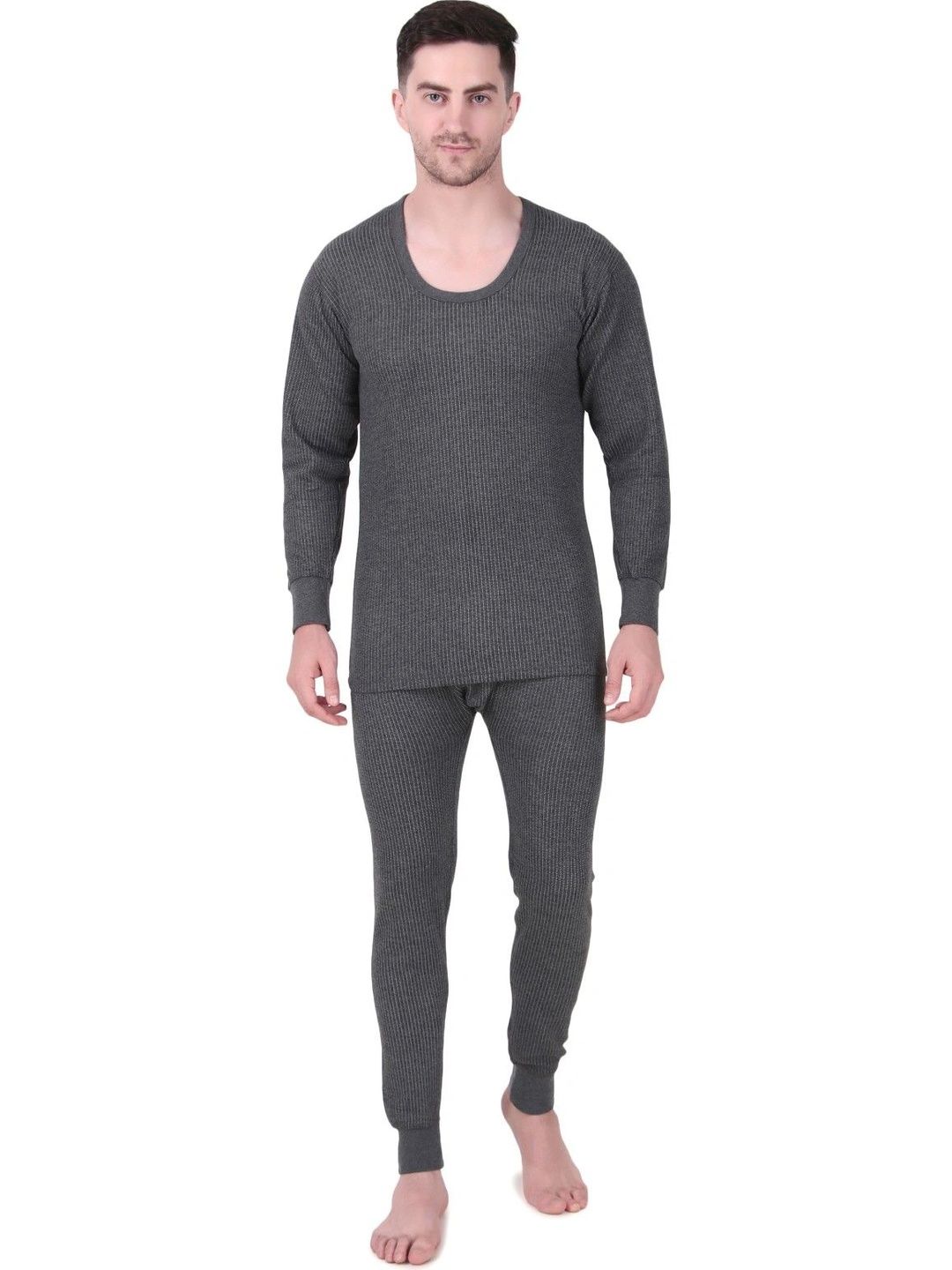 HAP Men Cotton Round Neck Thermal Set