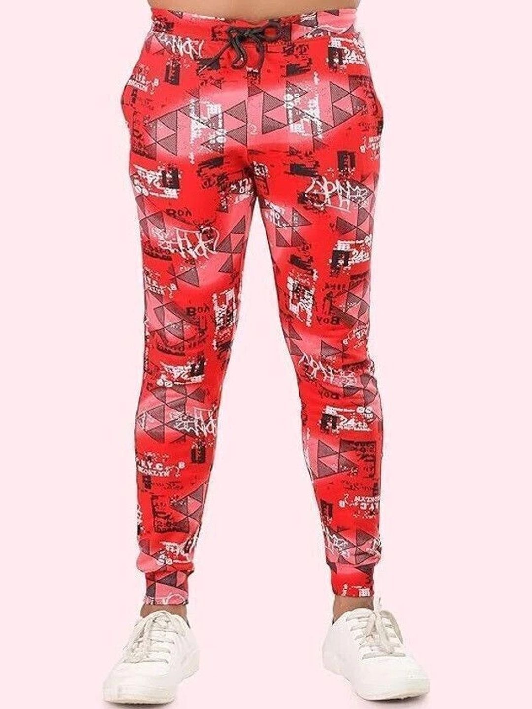 24 Street Men Jogger Mid-Rise Printed Jeans