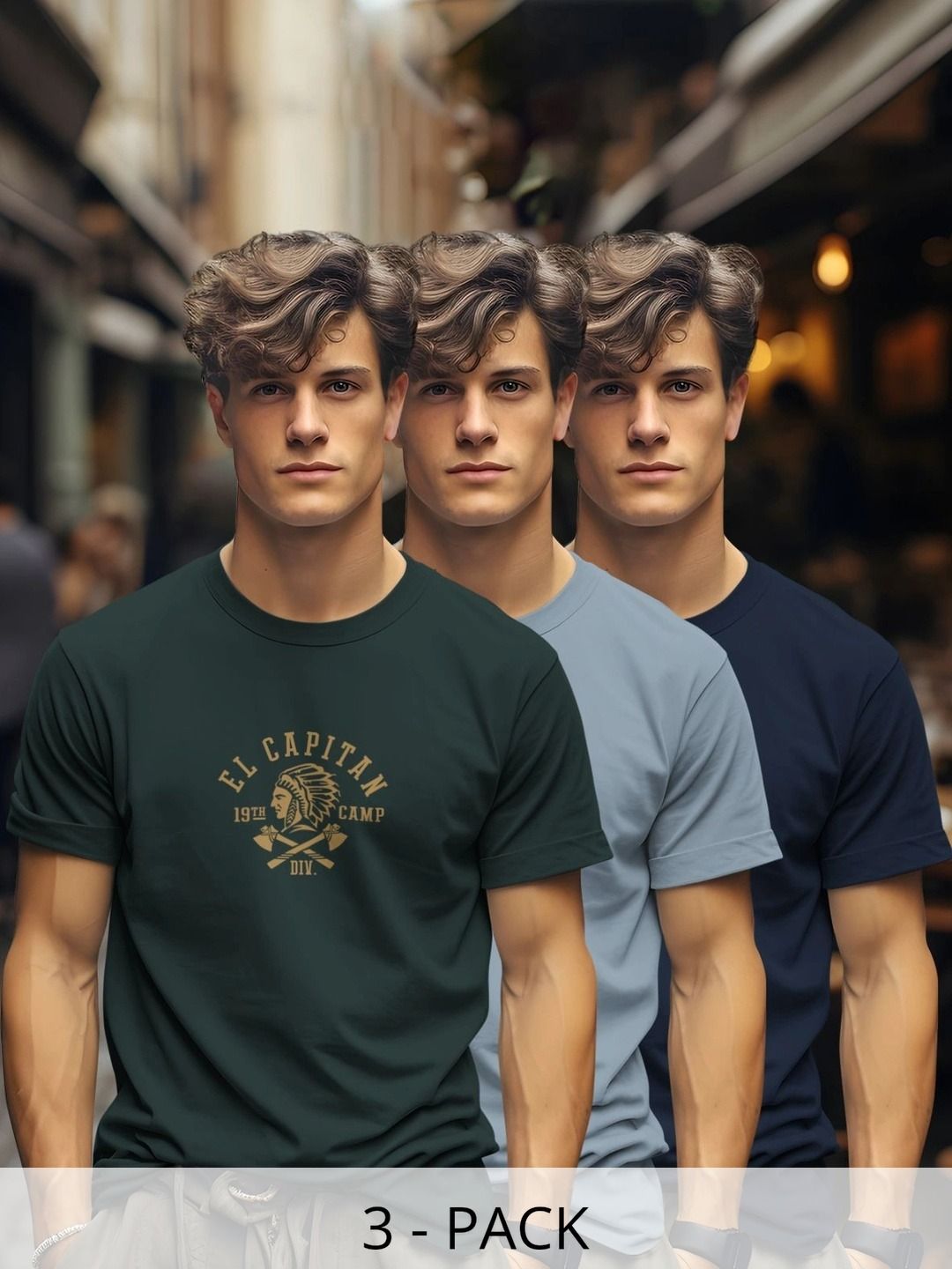 BULLMER Men 3 Printed T-shirt