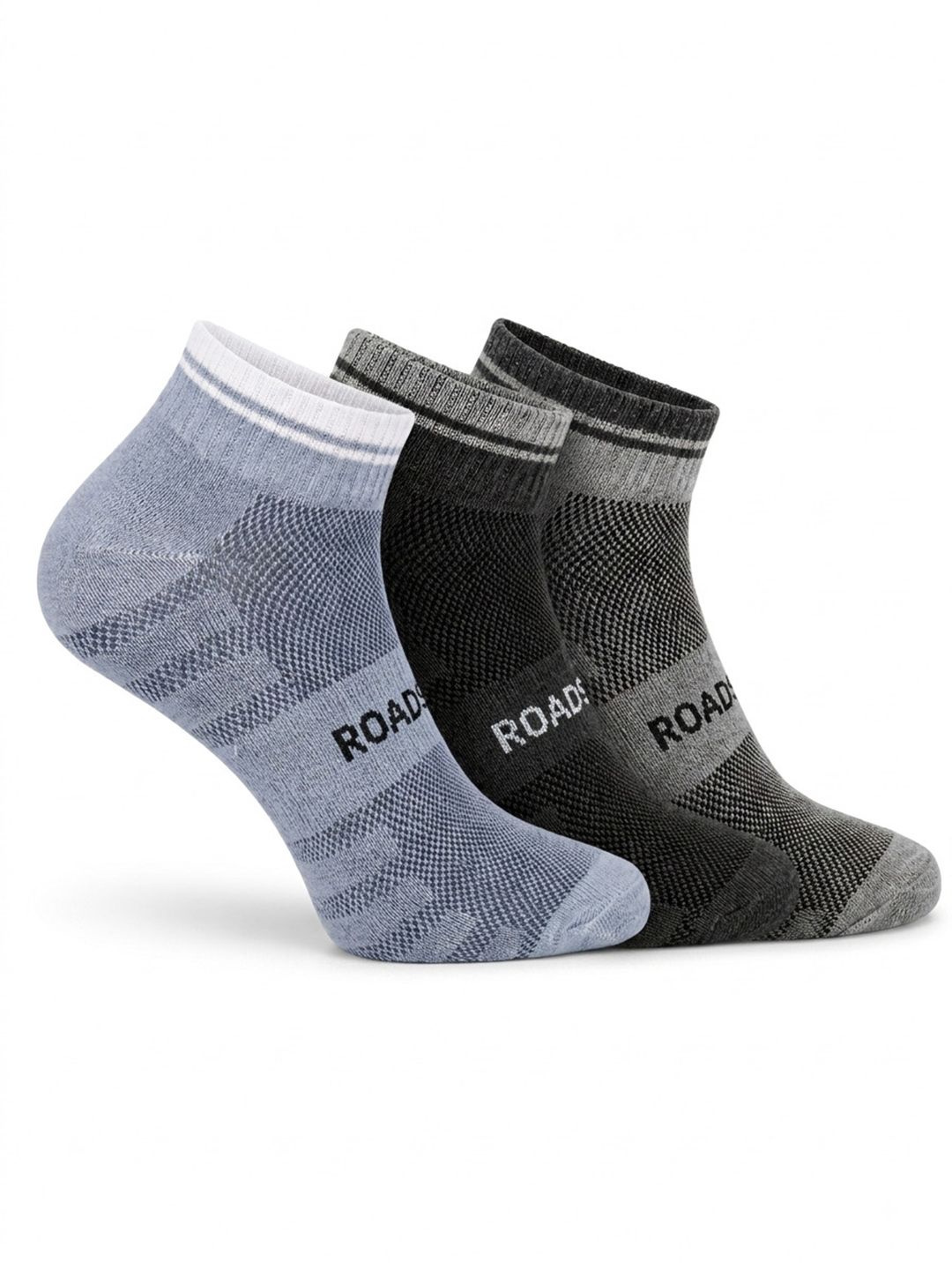Roadster Men Pack of 3 Cotton Patterned Ankle Length Socks