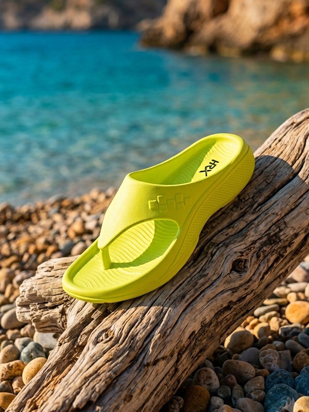 HRX by Hrithik Roshan Men Striped EVA Thong Flip-Flops