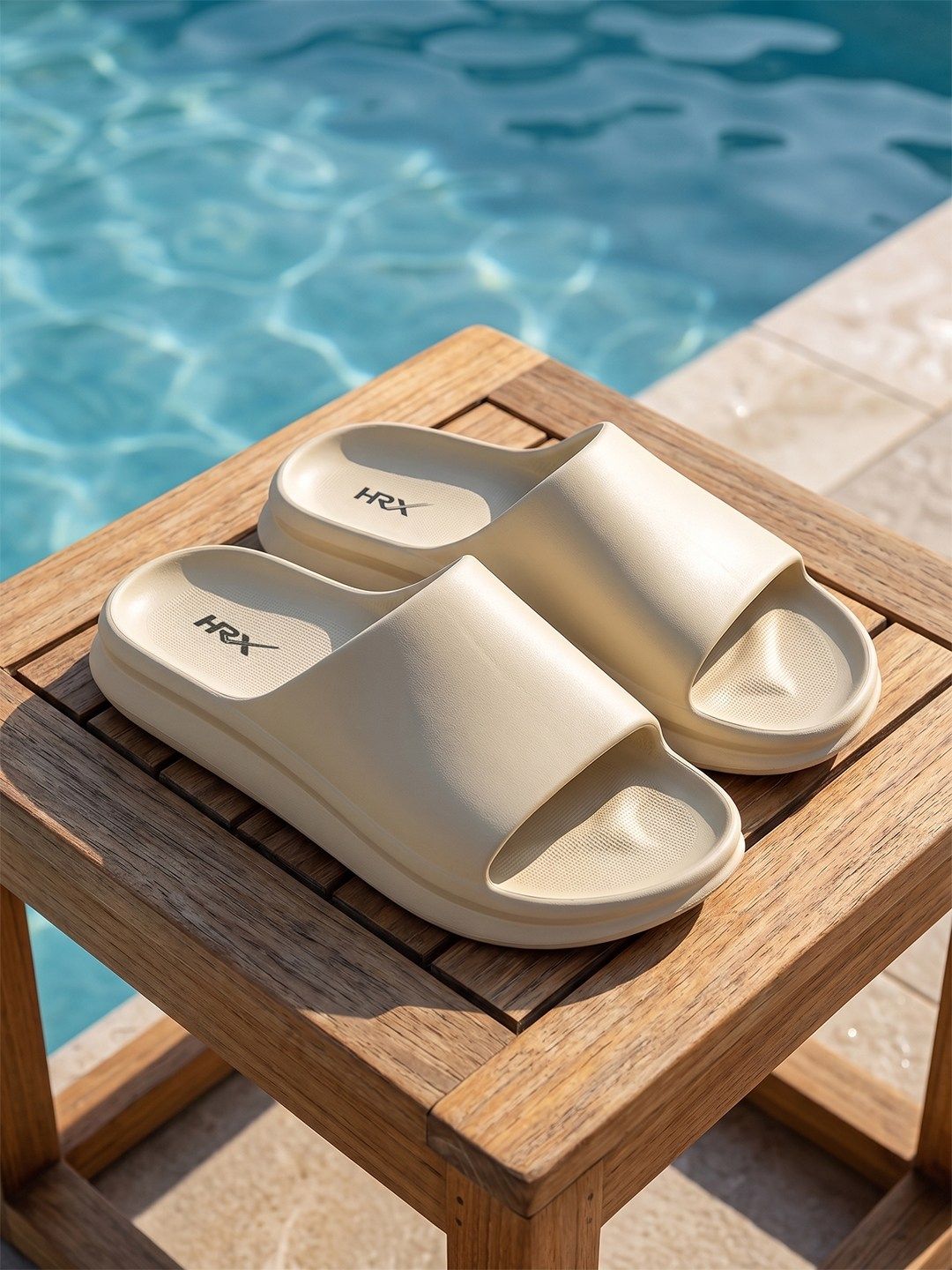HRX by Hrithik Roshan Men Rubber Sliders