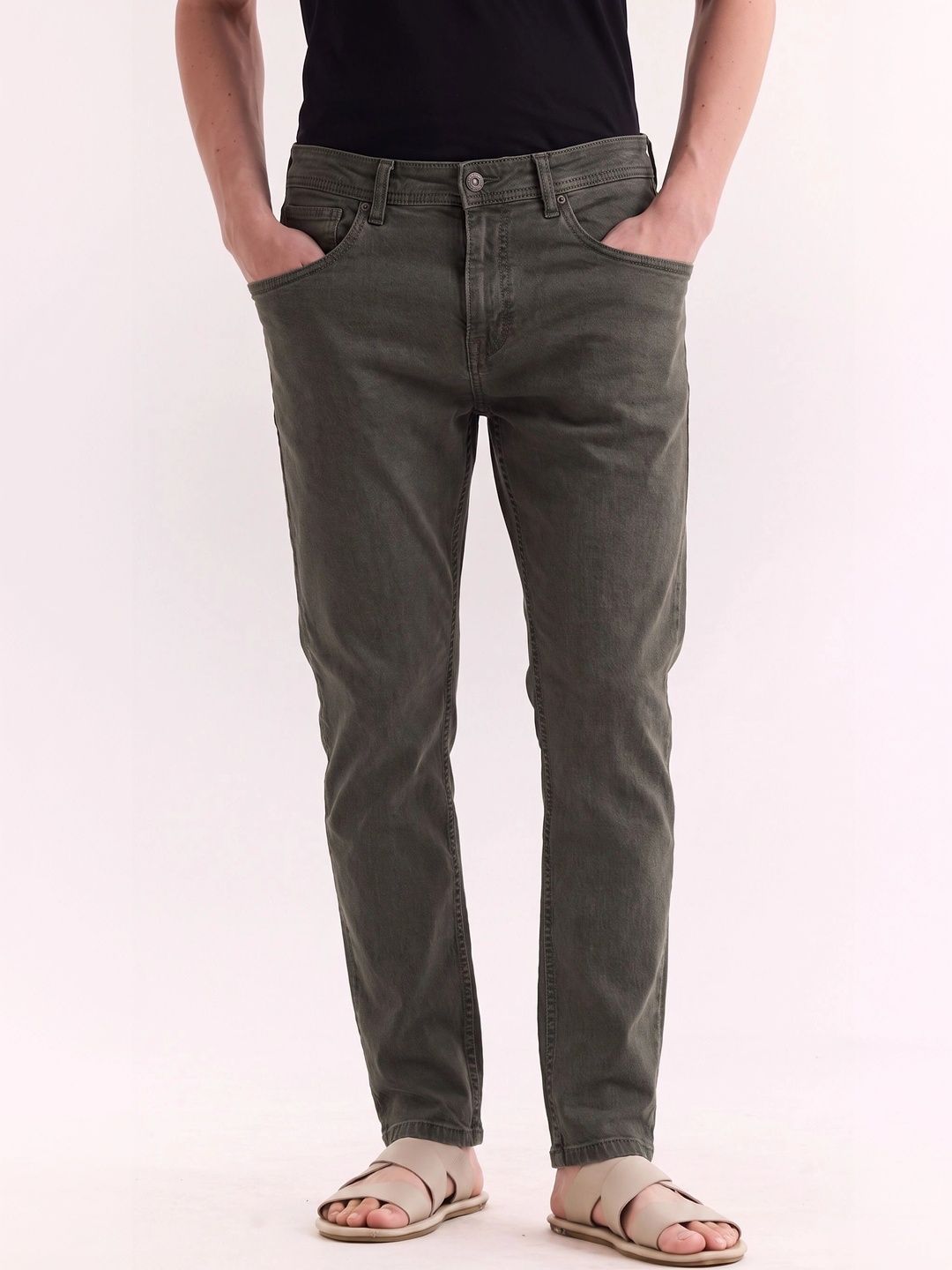 DAGERRFLY Men Slim Fit Mid-Rise Jeans