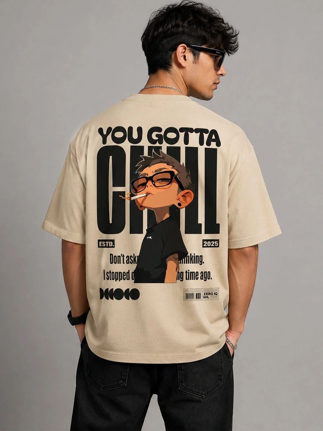 TeeVybe Men Printed T-shirt