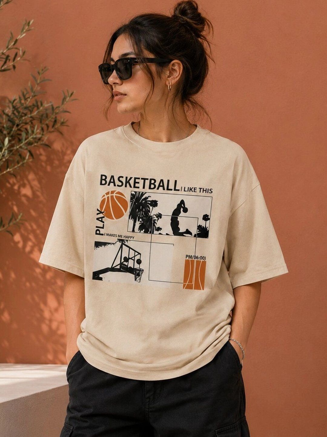 TeeVybe Women Printed T-shirt
